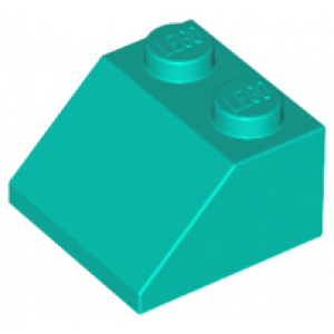 Dakpan 45° 2x2 Dark Turquoise